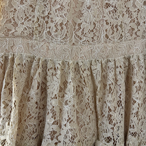 Metallic Lace Mini Dress NWT - Picture 8 of 9